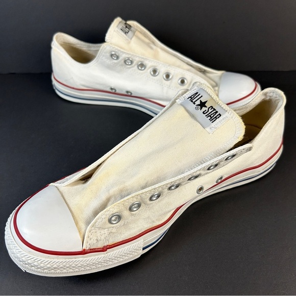 Converse Cream Men’s Slip-On Sneakers 11.5 - Picture 4 of 11